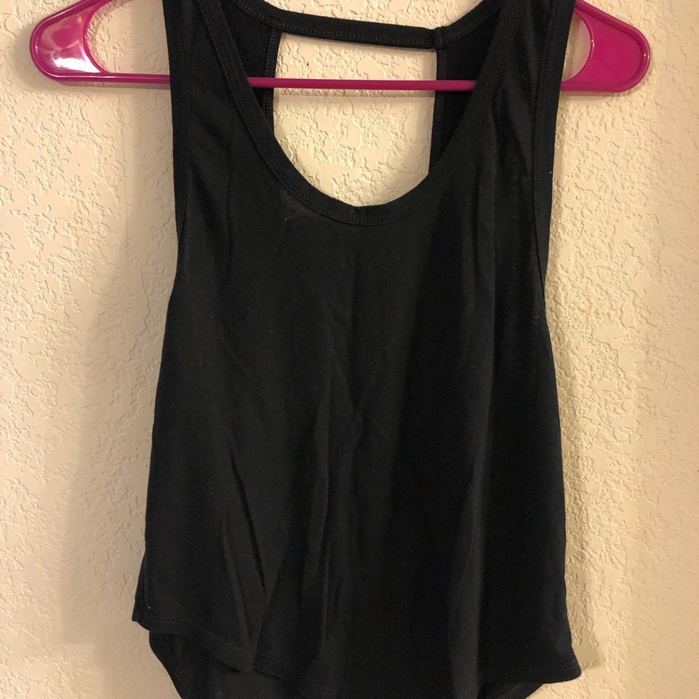 Black Athletic Tank Top